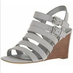 Lauren Ralph Lauren Gray Wedge Heels